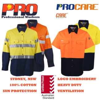 Hi Vis Cotton Drill Shirts